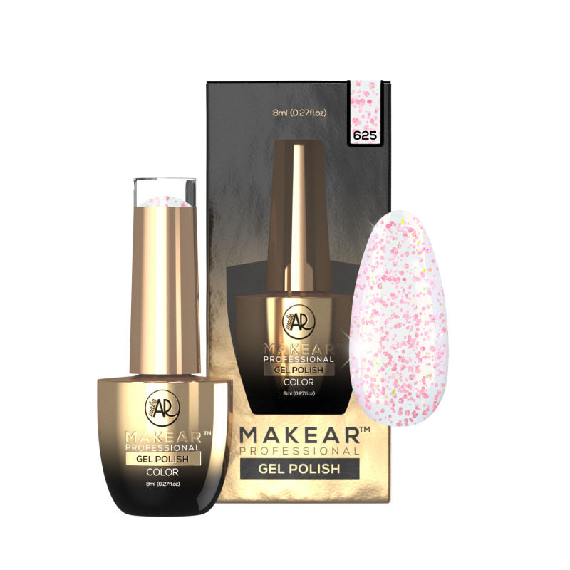625 Happines - UV Nagellack ohne Hema 8ml MAKEAR-UV NAGELLACKE-Double Beauty Shop