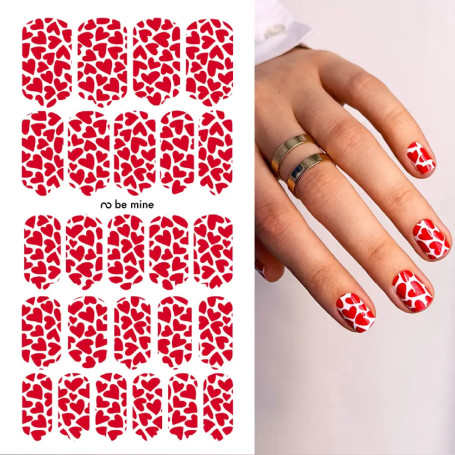 Nagelfolie Be mine - Nail Wraps by Provocative Nails