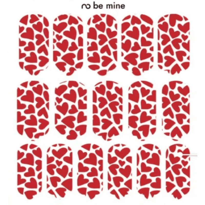 Nagelfolie Be mine - Nail Wraps by Provocative Nails-NAIL WRAPS SELBSTKLEBEND-Double Beauty Shop
