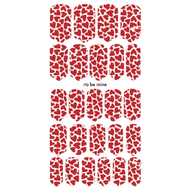 Nagelfolie Be mine - Nail Wraps by Provocative Nails-NAIL WRAPS SELBSTKLEBEND-Double Beauty Shop