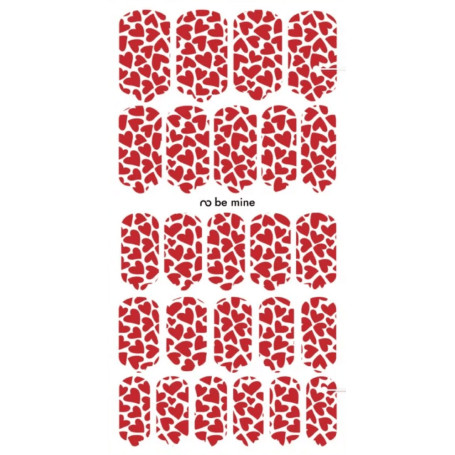 Nagelfolie Be mine - Nail Wraps by Provocative Nails