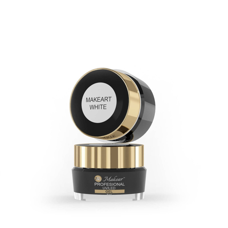 White - Nail Art Gel für French Maniküre 5ml Makeart (paint gel)-ART GEL-Double Beauty Shop