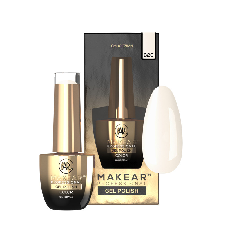 626 Jasmine - UV Nagellack ohne Hema 8ml MAKEAR-UV NAGELLACKE-Double Beauty Shop