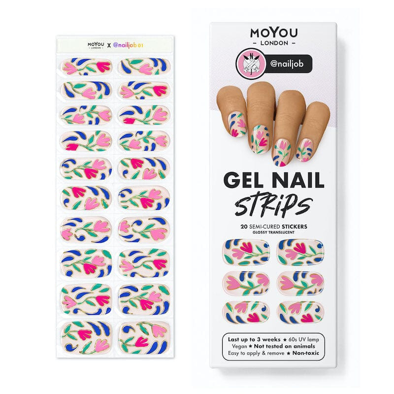 01 NAILJOB - Gel Nail Strip (Gel Wraps) MoYou London-WRAPS-Double Beauty Shop