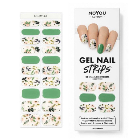 BLOOMING - Gel Nail Strip (Gel Wraps) MoYou London