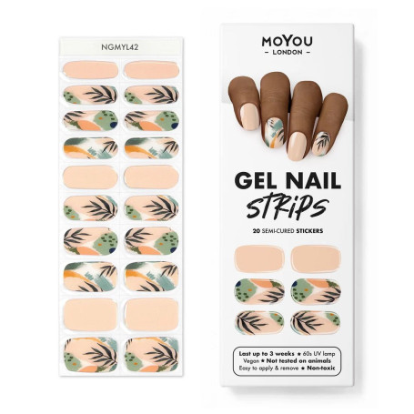 JUST PEACHY - Gel Nail Strip (Gel Wraps) MoYou London