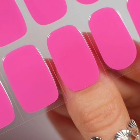 PINK - Gel Nail Strip (Gel Wraps) MoYou London 2