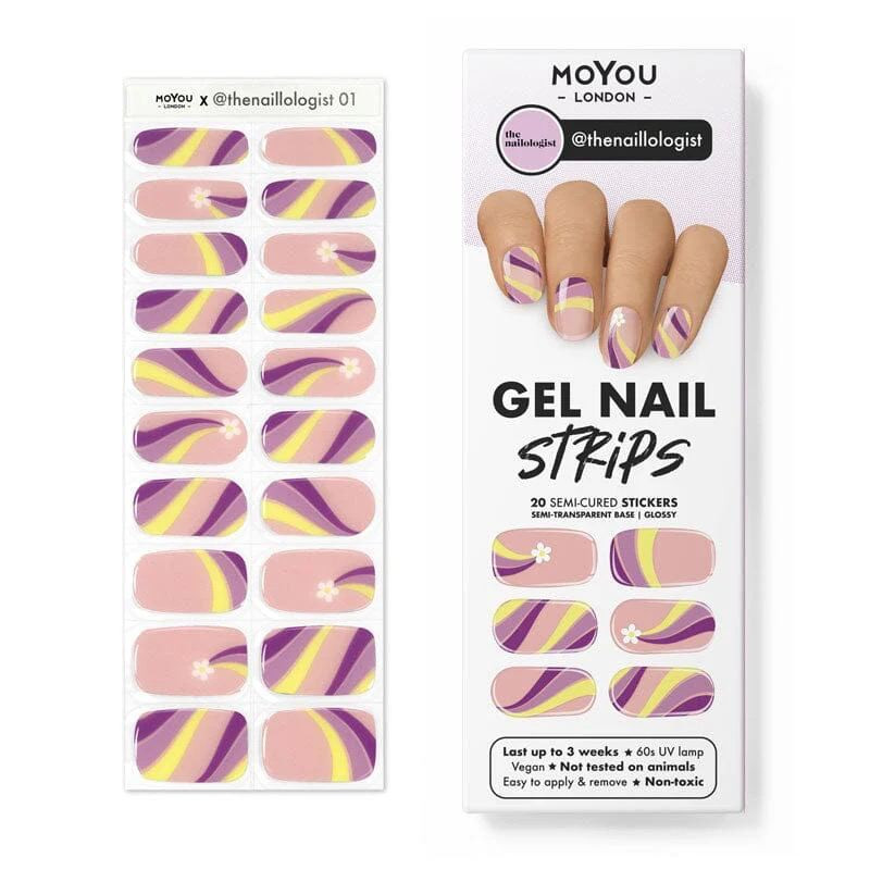 01 THENAILLOLOGIST - Gel Nail Strip (Gel Wraps) MoYou London-WRAPS-Double Beauty Shop