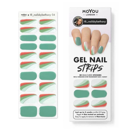 04 NAILSBYBETHANY - Gel Nail Strip (Gel Wraps) MoYou London