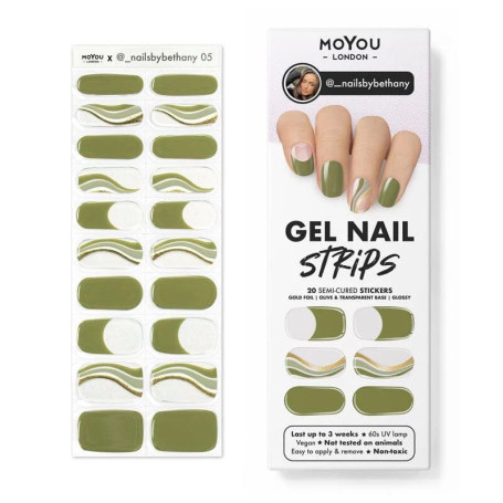 05 NAILSBYBETHANY - Gel Nail Strip (Gel Wraps) MoYou London