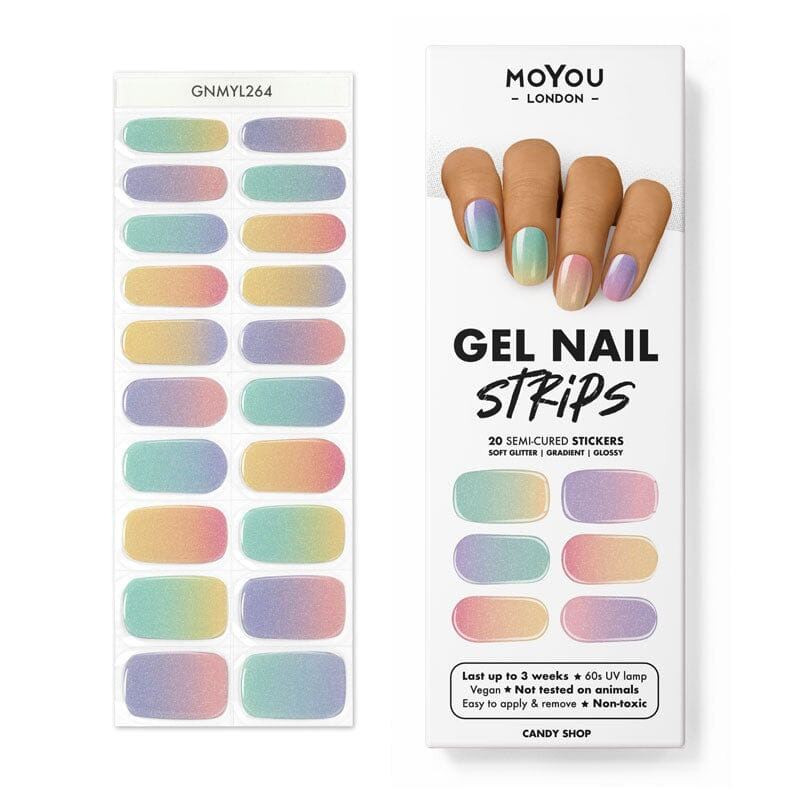 CANDY SHOP - Gel Nail Strip (Gel Wraps) MoYou London-WRAPS-Double Beauty Shop