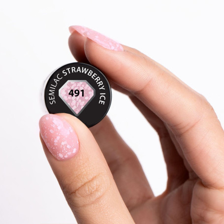 491 Strawberry Ice - UV Nagellack 7ml Semilac