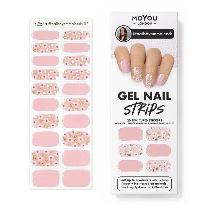 02 NAILSBYEMMALEEDS - Gel Nail Strip (Gel Wraps) MoYou London-WRAPS-Double Beauty Shop