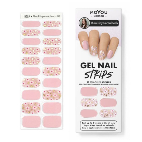 02 NAILSBYEMMALEEDS - Gel Nail Strip (Gel Wraps) MoYou London