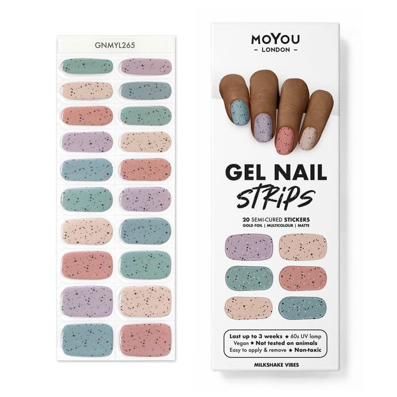 MILKSHAKE VIBES - Gel Nail Strip (Gel Wraps) MoYou London-WRAPS-Double Beauty Shop