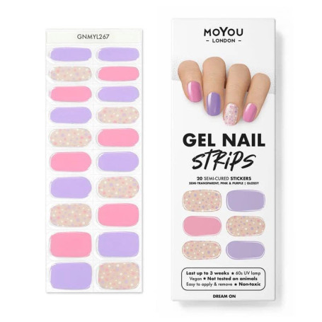 DREAM ON - Gel Nail Strip (Gel Wraps) MoYou London