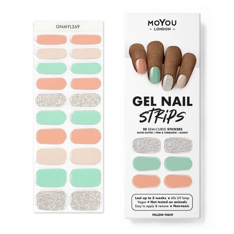 PILLOW FIGHT - Gel Nail Strip (Gel Wraps) MoYou London-WRAPS-Double Beauty Shop