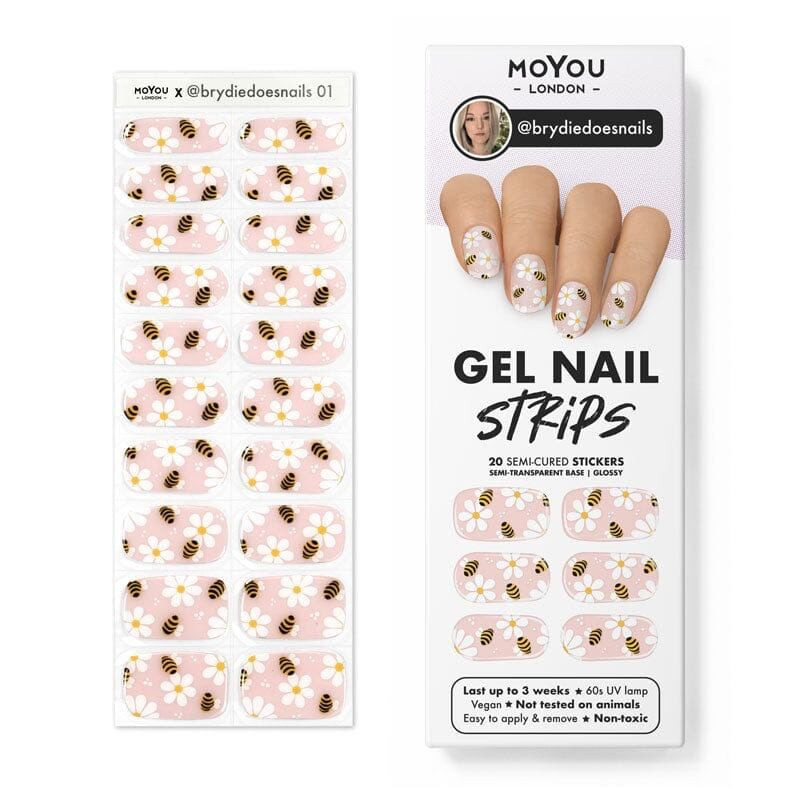 01 BRYDIEDOESNAILS - Gel Nail Strip (Gel Wraps) MoYou London-WRAPS-Double Beauty Shop