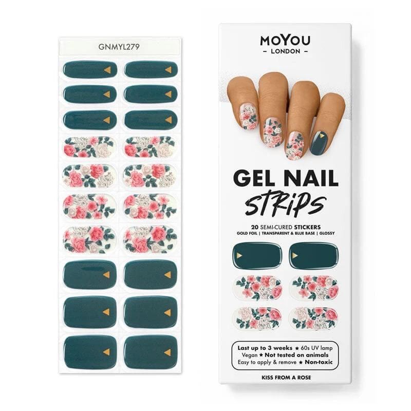 KISS FROM A ROSE - Gel Nail Strip (Gel Wraps) MoYou London-WRAPS-Double Beauty Shop