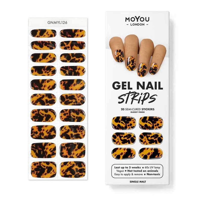 SINGLE MALT - Gel Nail Strip (Gel Wraps) MoYou London-WRAPS-Double Beauty Shop