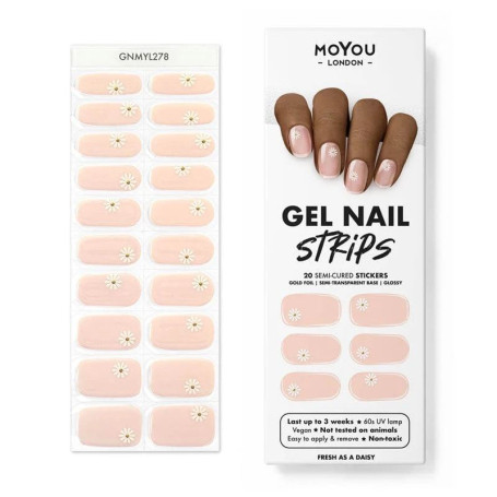 FRESH AS A DAISY - Gel Nail Strip (Gel Wraps) MoYou London