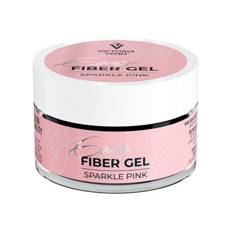 SPARKLE PINK- Easy Fiber Gel UV/LED 50ml VICTORIA VYNN