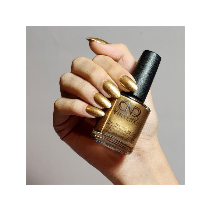 458 It's Getting Golder - Nagellack 15ml CND VINYLUX-Online-Shop-Double Beauty Shop