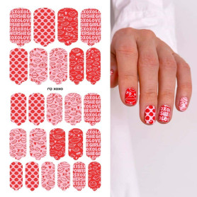 Nagelfolie Xoxo - Nail Wraps by Provocative Nails