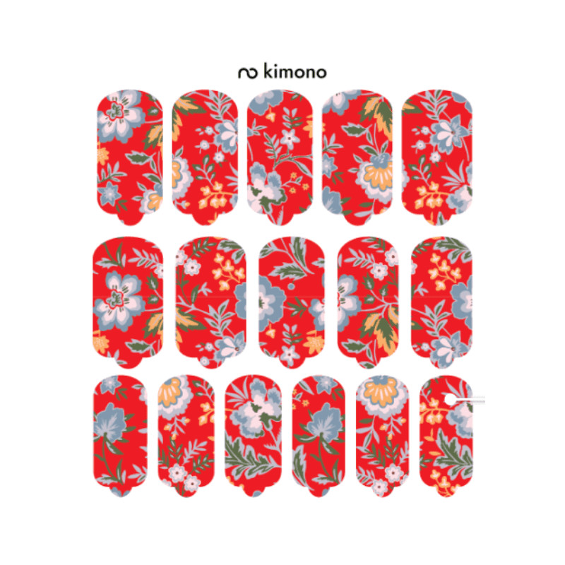Nagelfolie Kimono - Nail Wraps by Provocative Nails-NAIL WRAPS SELBSTKLEBEND-Double Beauty Shop