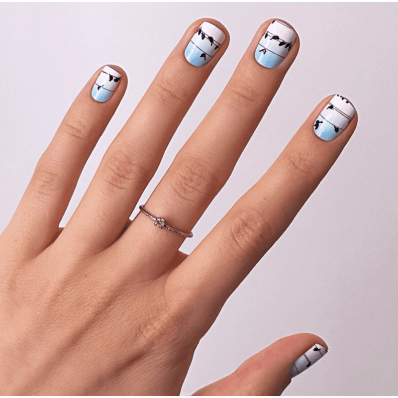 Nagelfolie March - Nail Wraps by Provocative Nails-NAIL WRAPS SELBSTKLEBEND-Double Beauty Shop