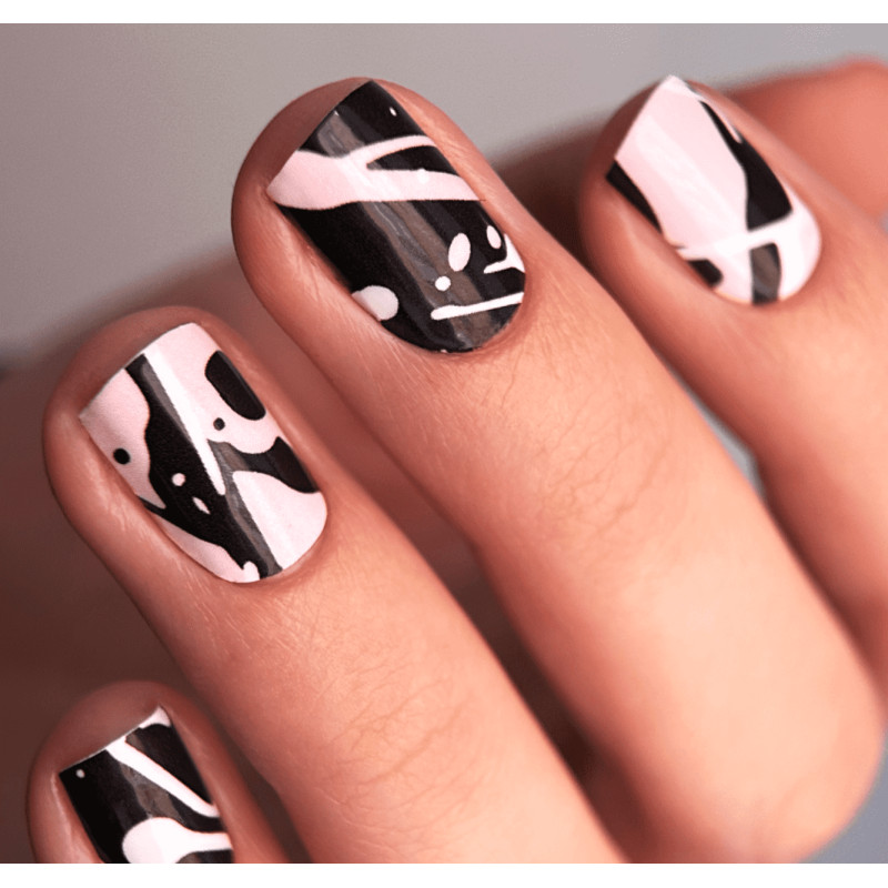 Nagelfolie Grunge - Nail Wraps by Provocative Nails-NAIL WRAPS SELBSTKLEBEND-Double Beauty Shop