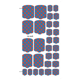 Nagelfolie Rock - PEDIKÜRE Nail Wraps by Provocative Nails 2