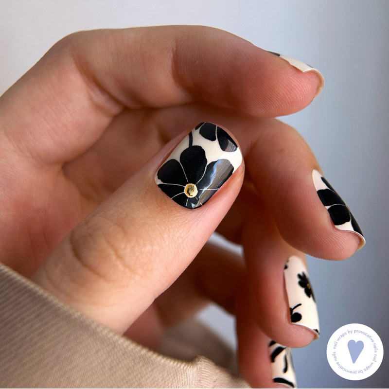 Nagelfolie Daisy bo - Nail Wraps by Provocative Nails-NAIL WRAPS SELBSTKLEBEND-Double Beauty Shop