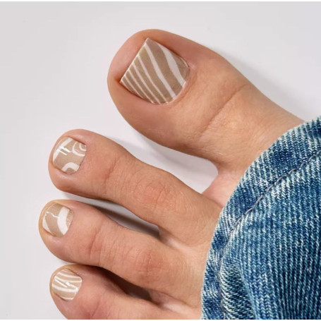 Nagelfolie Latte - PEDIKÜRE Nail Wraps by Provocative Nails