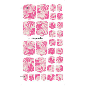 Nagelfolie Pink paradise - PEDIKÜRE Nail Wraps by... 2