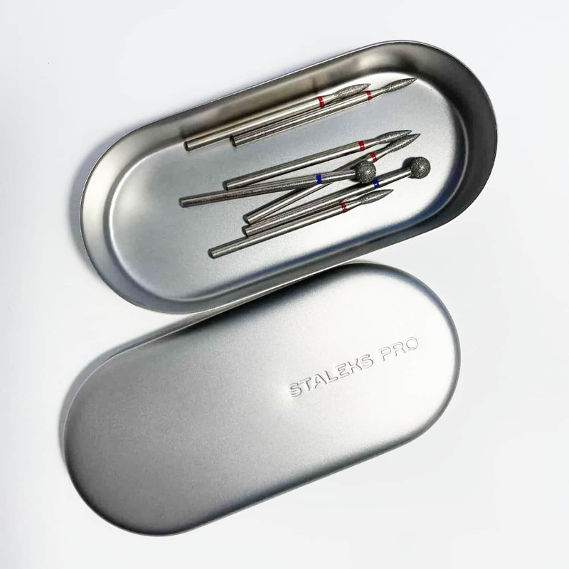 Instrumenten Box mit Deckel aus Edelstahl LE-20/1 STALEKS-INSTRUMENTE-Double Beauty Shop