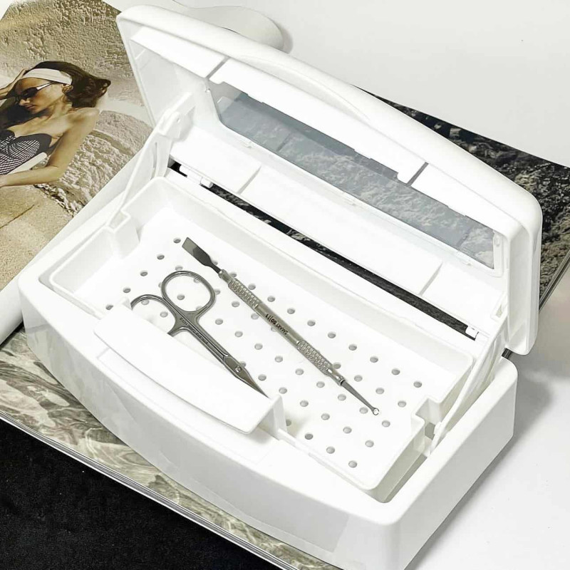 Desinfektionsbehälter mit Einsatz-Desinfektion: Instrumente-Double Beauty Shop