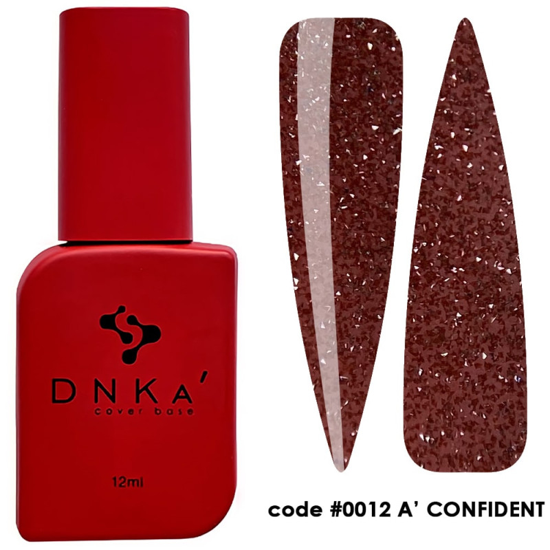 0012A Confident - Cover Base Coat FLASH ON 12ml DNKa-Online-Shop-Double Beauty Shop