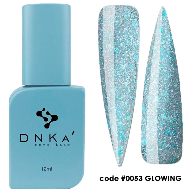 0053 Glowing - Cover Base Coat 12ml DNKa-Online-Shop-Double Beauty Shop