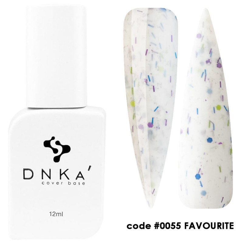 0055 Favourite - Cover Base Coat 12ml DNKa-Online-Shop-Double Beauty Shop