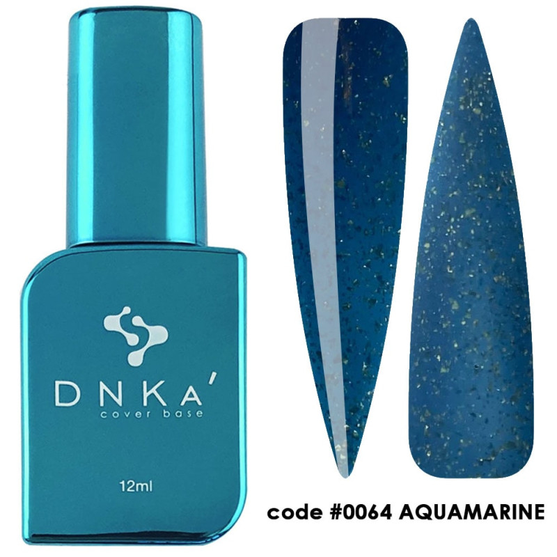 0064 Aquamarine - Cover Base Coat 12ml DNKa-Online-Shop-Double Beauty Shop