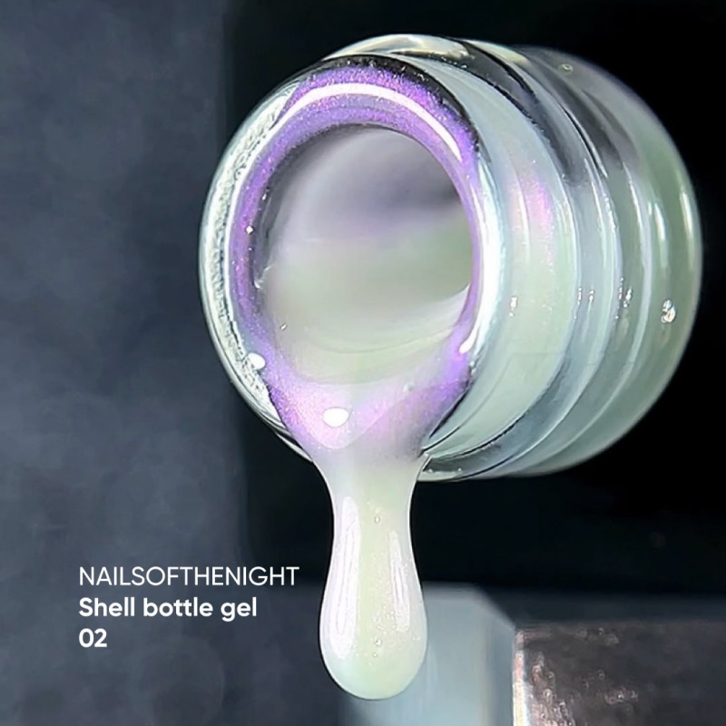 Shell 02 - Bottle Gel 10ml NAILS OF THE DAY-Online-Shop-Double Beauty Shop