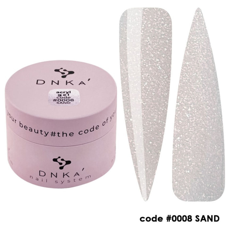 0008 Sand - AcrylGel 30ml DNKa-ACRYLGEL-Double Beauty Shop