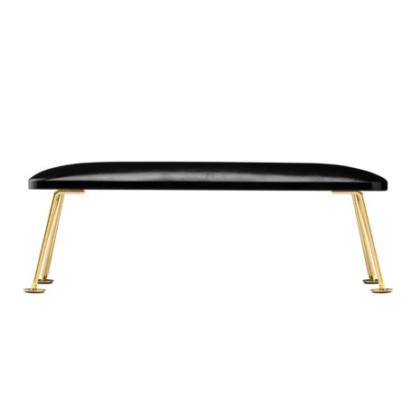 GOLD SCHWARZ - Handauflage MOMO 6M Öko-Leder