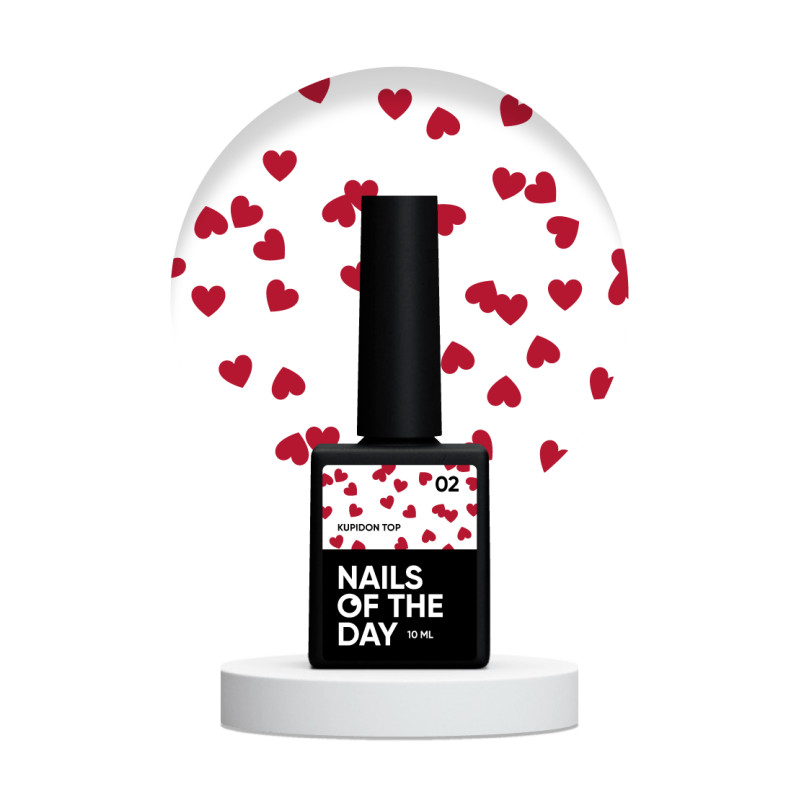 02 Kupidon Top - Top Coat (No Wipe) 10ml NAILS OF THE DAY-Online-Shop-Double Beauty Shop