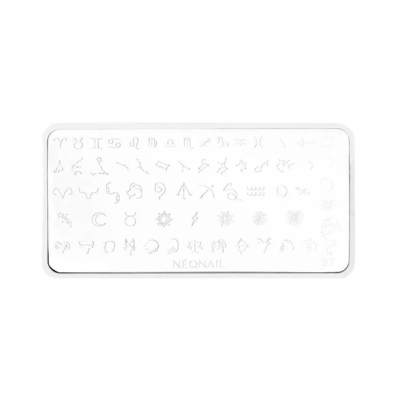 Stamping Schablone 27 Neonail-ALLE SCHABLONEN-Double Beauty Shop