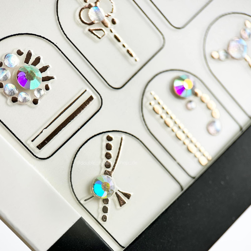 02 - 3D Aufkleber Line Art MAKEAR-Online-Shop-Double Beauty Shop