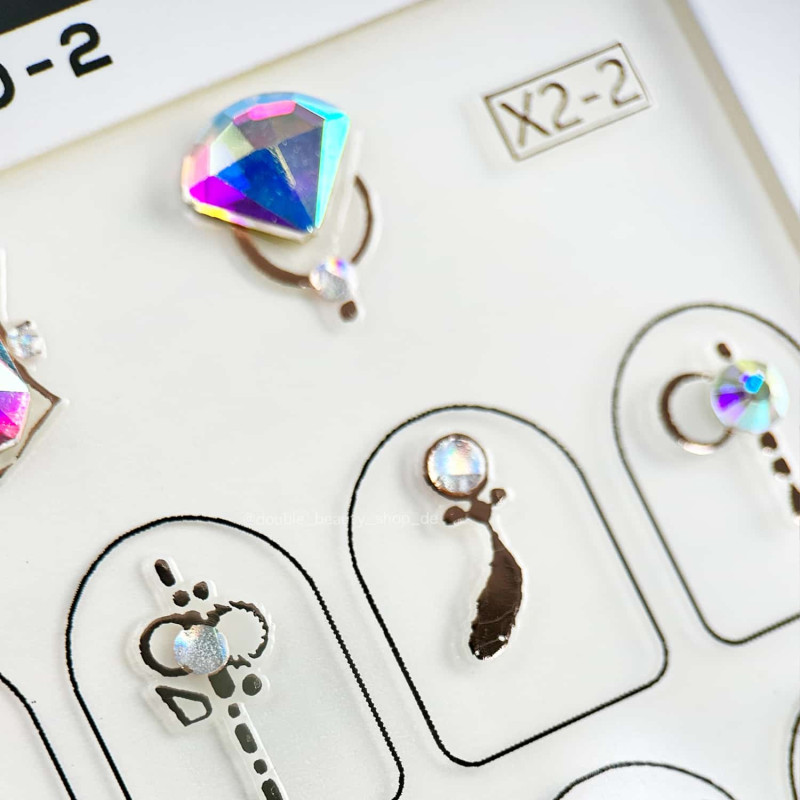 02 - 3D Aufkleber Line Art MAKEAR-Online-Shop-Double Beauty Shop