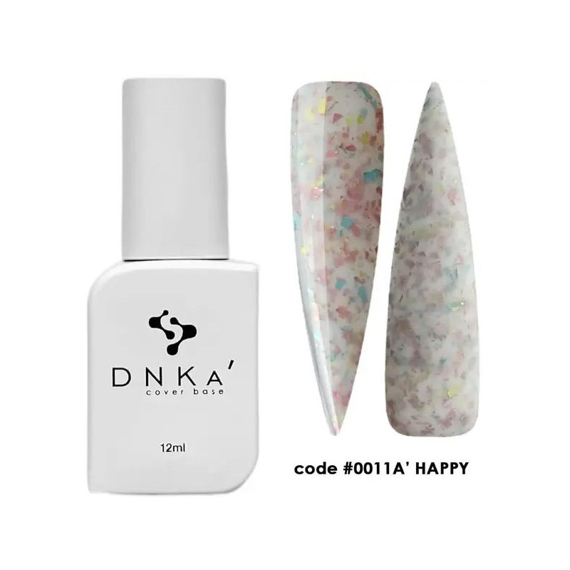 0011A Happy - Cover Base Coat 12ml DNKa-Online-Shop-Double Beauty Shop