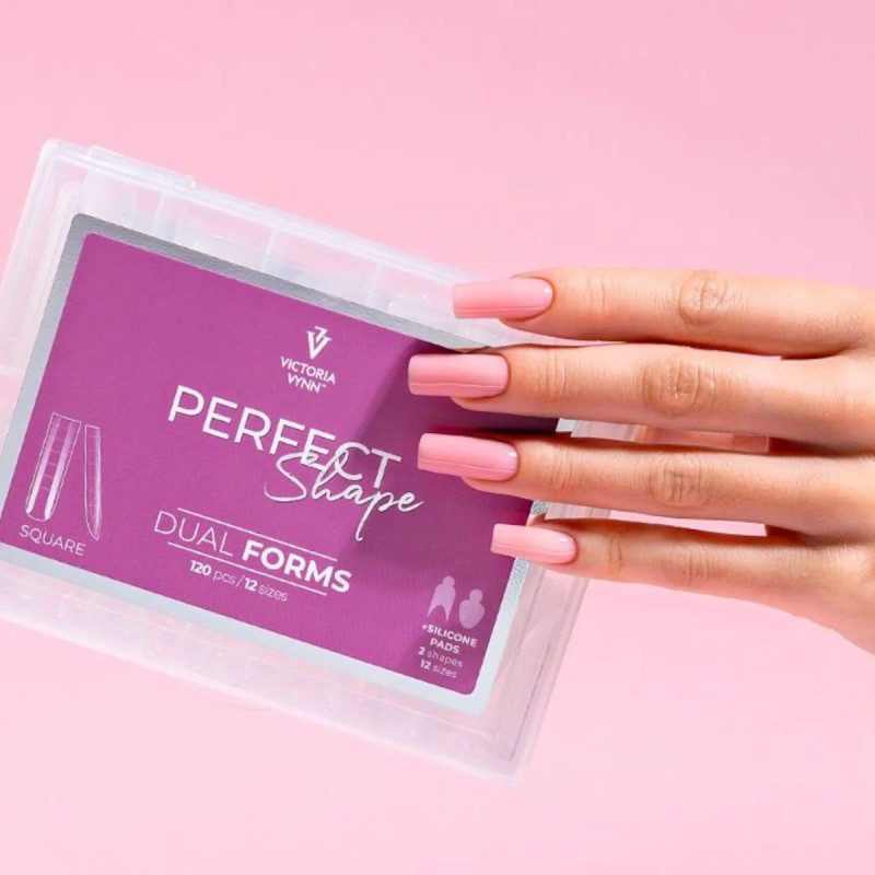 Square - DUAL FORMS (tips 120 st.) VICTORIA VYNN-ACRYLGEL-Double Beauty Shop
